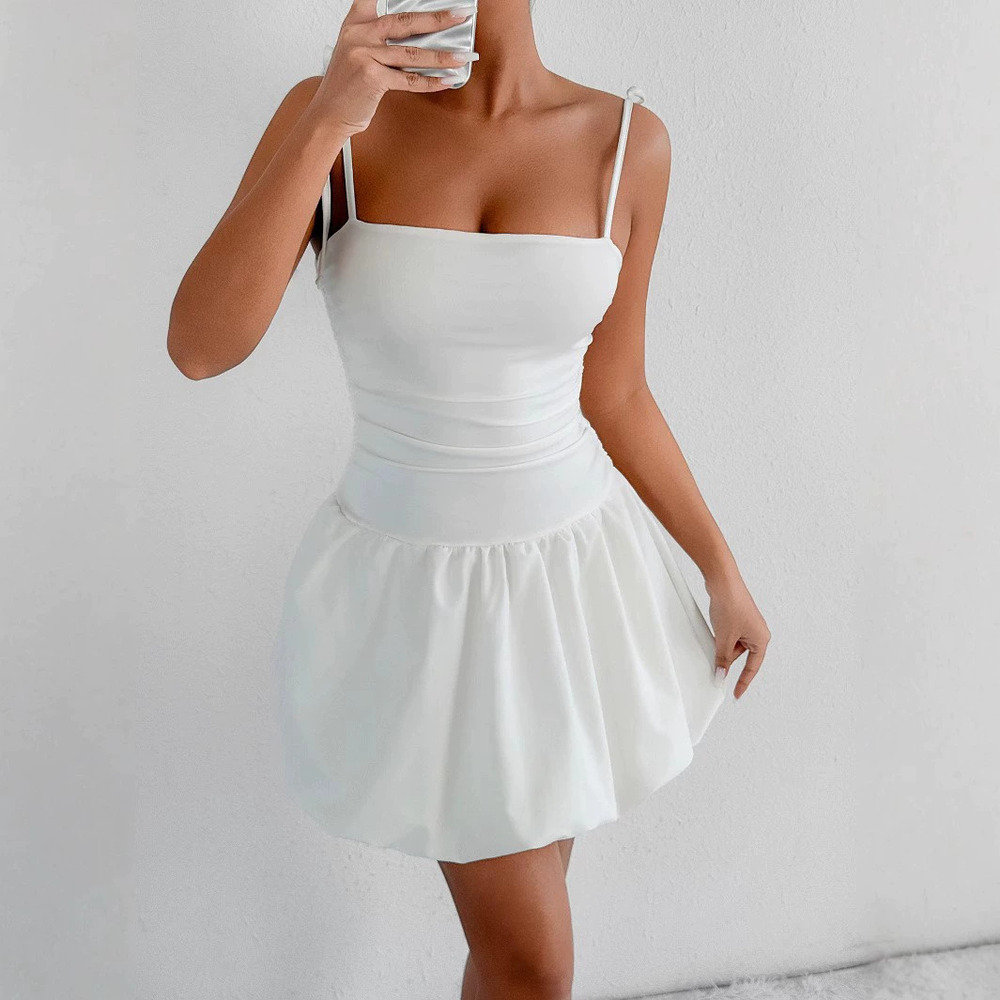 Zara Summer Slim Fit Strappy Tube Top Mini Dress